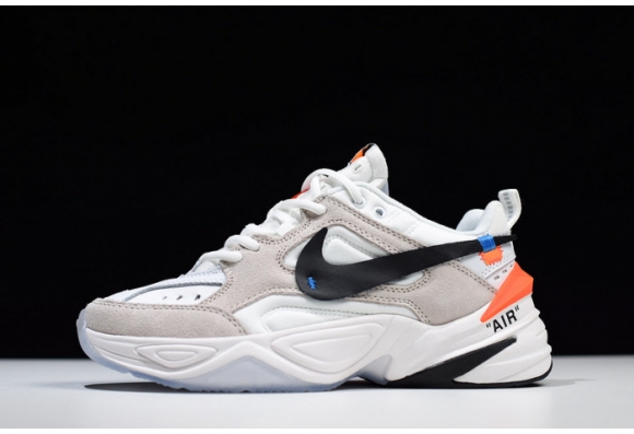 Off-White x nike M2K tekno White, Black & Team Orange A03108 058 Off-White x nike M2K tekno White, Black & Team Orange A03108 058
